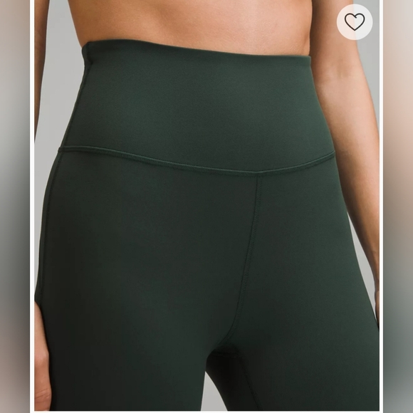 Lululemon Groove Nulu Super-High-Rise Flared Pant in Dark Green - Picture 2 of 5